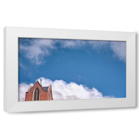 Steeple 1 White Modern Wood Framed Art Print by Lee, Rachel
