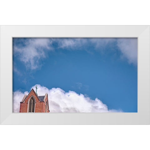 Steeple 1 White Modern Wood Framed Art Print by Lee, Rachel