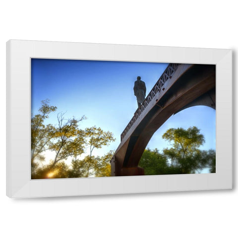 The Crossing White Modern Wood Framed Art Print by Lee, Rachel