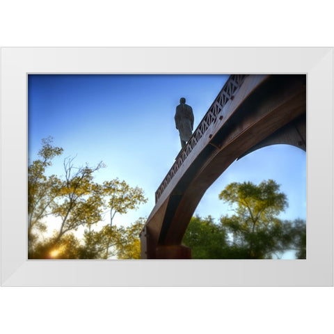 The Crossing White Modern Wood Framed Art Print by Lee, Rachel
