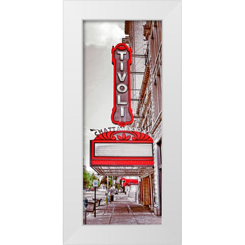 Tivoli Sidewalk White Modern Wood Framed Art Print by Lee, Rachel