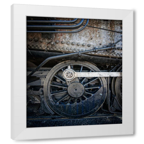 Train Detail 10 White Modern Wood Framed Art Print by Lee, Rachel