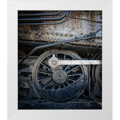 Train Detail 10 White Modern Wood Framed Art Print by Lee, Rachel
