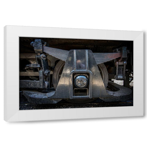 Train Detail 11 White Modern Wood Framed Art Print by Lee, Rachel
