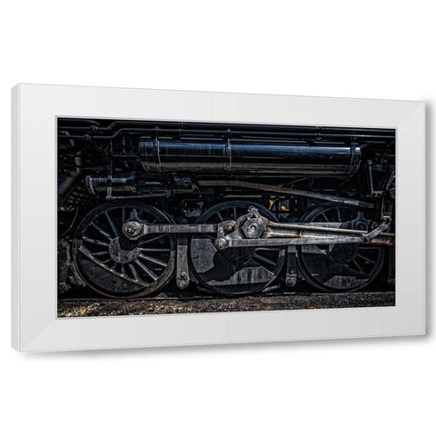 Train Detail 12 White Modern Wood Framed Art Print by Lee, Rachel