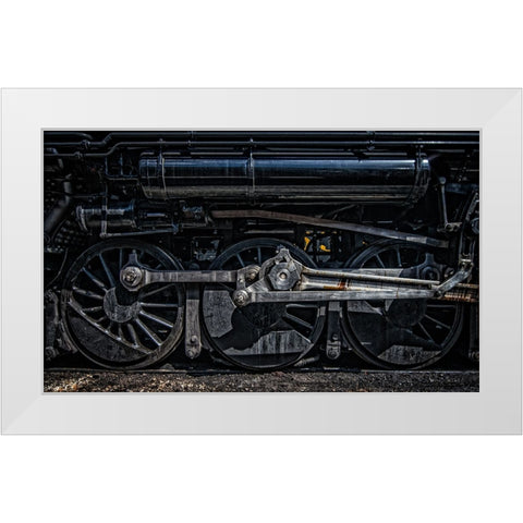 Train Detail 12 White Modern Wood Framed Art Print by Lee, Rachel
