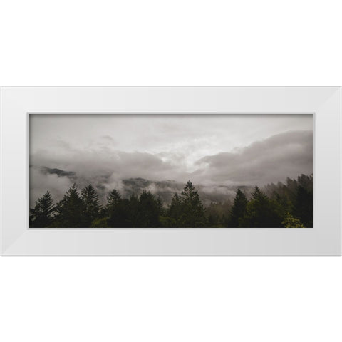 Trees 46 White Modern Wood Framed Art Print by Lee, Rachel