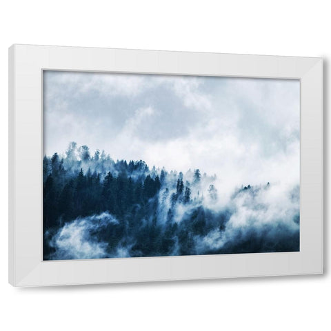 Trees 62 White Modern Wood Framed Art Print by Lee, Rachel