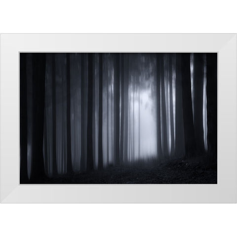 Trees 7 White Modern Wood Framed Art Print by Lee, Rachel