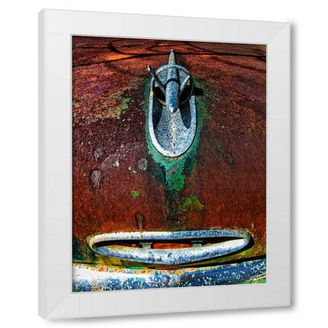 V Rocket White Modern Wood Framed Art Print by Lee, Rachel