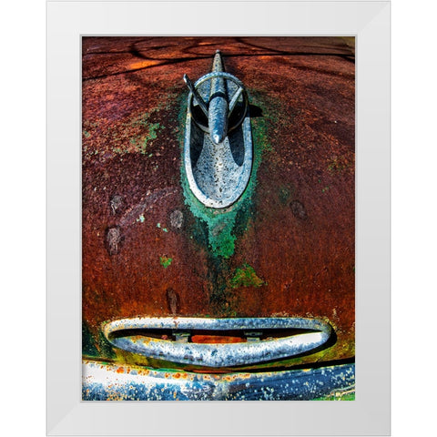 V Rocket White Modern Wood Framed Art Print by Lee, Rachel