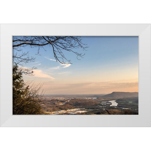 View From Signal White Modern Wood Framed Art Print by Lee, Rachel