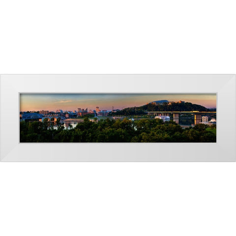 View To Rosss Landing White Modern Wood Framed Art Print by Lee, Rachel