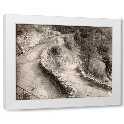 W Road 1900 White Modern Wood Framed Art Print by Lee, Rachel