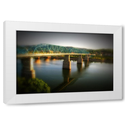 Walnut From Hunter White Modern Wood Framed Art Print by Lee, Rachel