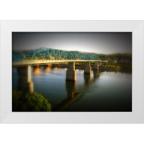 Walnut From Hunter White Modern Wood Framed Art Print by Lee, Rachel