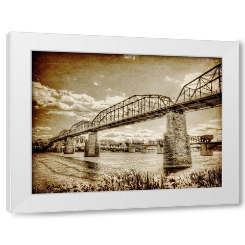 Walnut Left 2 HDR Textured White Modern Wood Framed Art Print by Lee, Rachel