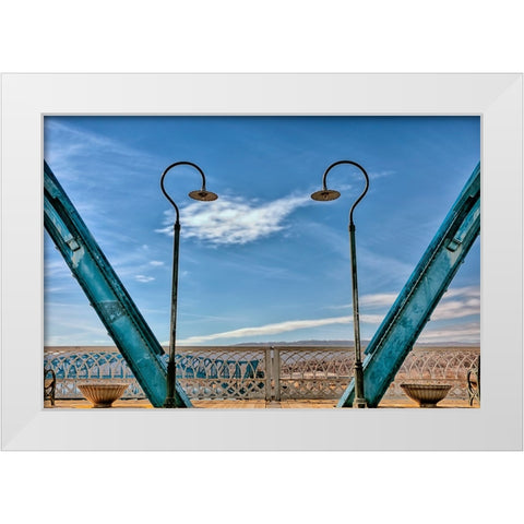 Walnut Love White Modern Wood Framed Art Print by Lee, Rachel