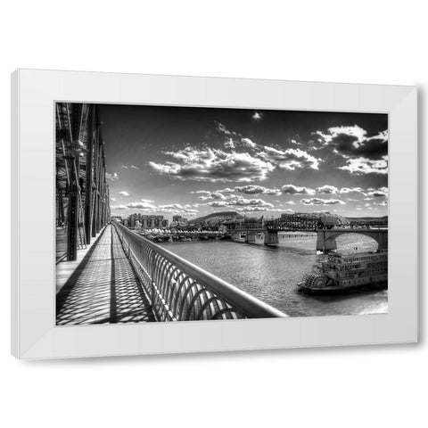 Walnut To Lookout BW White Modern Wood Framed Art Print by Lee, Rachel