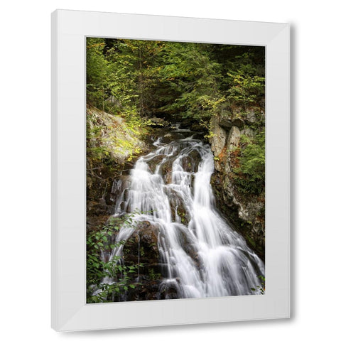 Waterfall 12 White Modern Wood Framed Art Print by Lee, Rachel