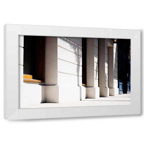 Light and Shadow White Modern Wood Framed Art Print by Malone, Will