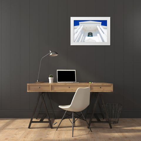 White White Modern Wood Framed Art Print by Malone, Will