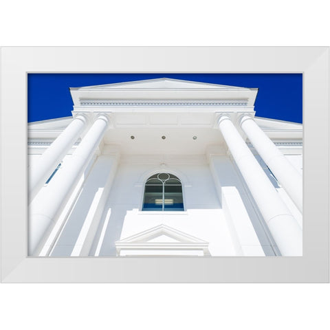 White White Modern Wood Framed Art Print by Malone, Will