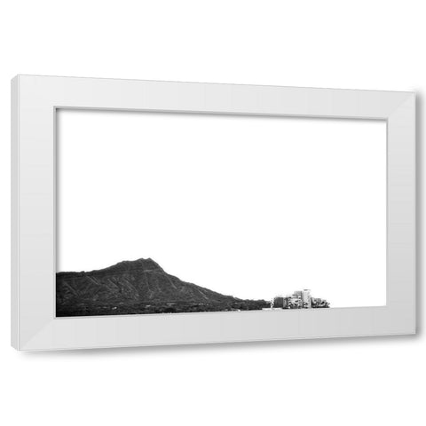 Diamondhead White Modern Wood Framed Art Print by Malone, Will