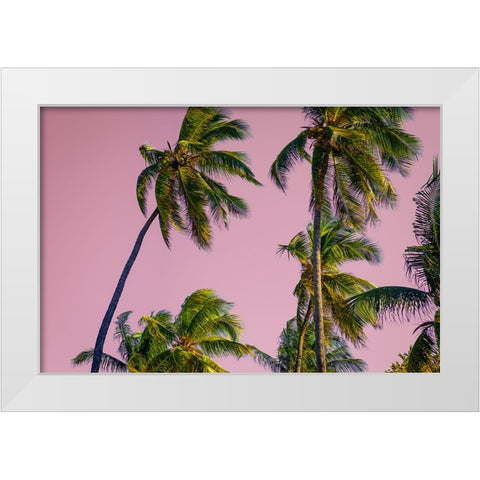 Hotline Miami White Modern Wood Framed Art Print by Malone, Will