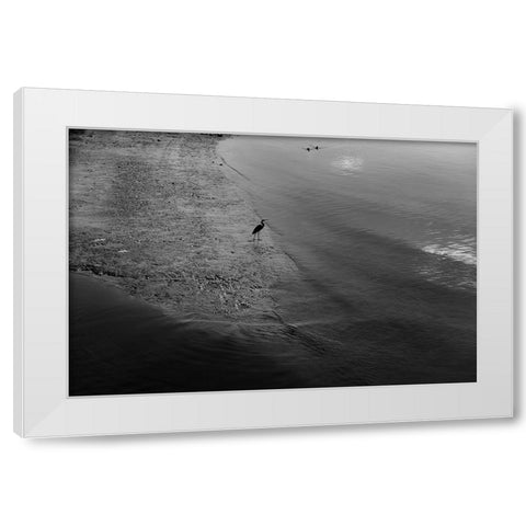 The Marshes White Modern Wood Framed Art Print by Malone, Will