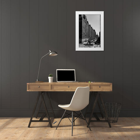 Highline 2 White Modern Wood Framed Art Print by Malone, Will