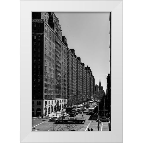 Highline 2 White Modern Wood Framed Art Print by Malone, Will