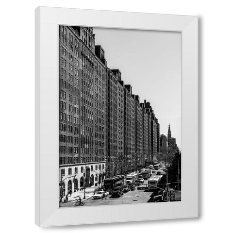 Highline 3 White Modern Wood Framed Art Print by Malone, Will