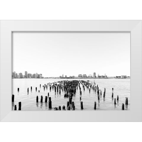 Hudson White Modern Wood Framed Art Print by Malone, Will