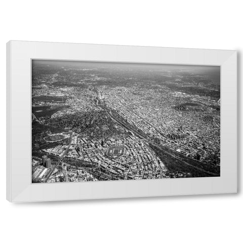 Just Look Down 2 White Modern Wood Framed Art Print by Malone, Will