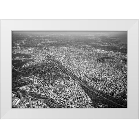 Just Look Down 2 White Modern Wood Framed Art Print by Malone, Will