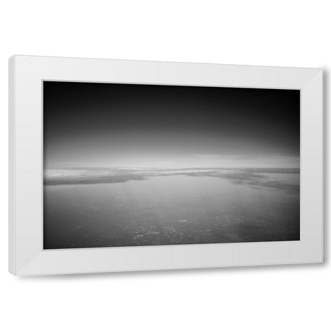 Just Look Down 3 White Modern Wood Framed Art Print by Malone, Will
