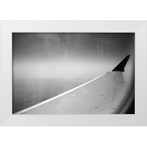 Wing White Modern Wood Framed Art Print by Malone, Will