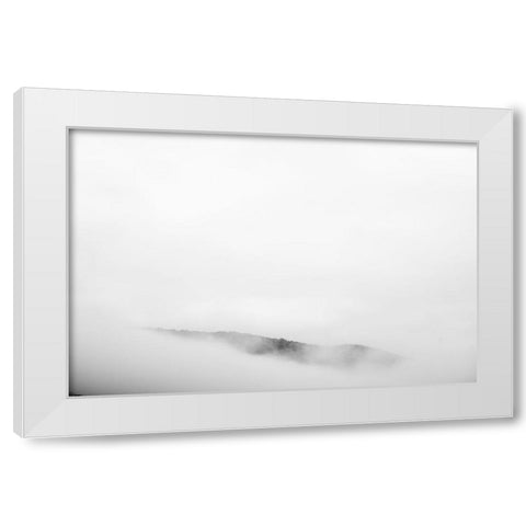 The Reveal 2 White Modern Wood Framed Art Print by Malone, Will