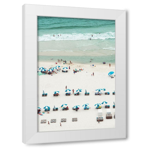 White Sands  White Modern Wood Framed Art Print by Malone, Will