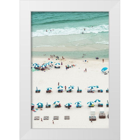 White Sands  White Modern Wood Framed Art Print by Malone, Will