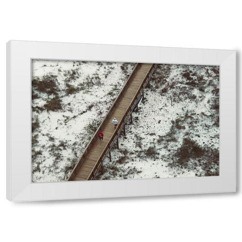 White Sands 2 White Modern Wood Framed Art Print by Malone, Will