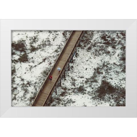 White Sands 2 White Modern Wood Framed Art Print by Malone, Will