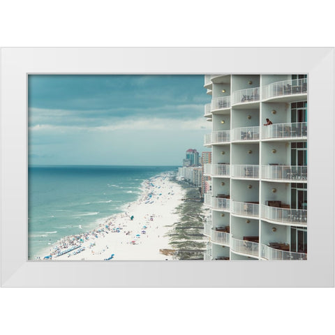 White Sands 4 White Modern Wood Framed Art Print by Malone, Will