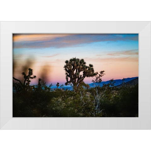 Alone in the Crowd White Modern Wood Framed Art Print by Malone, Will