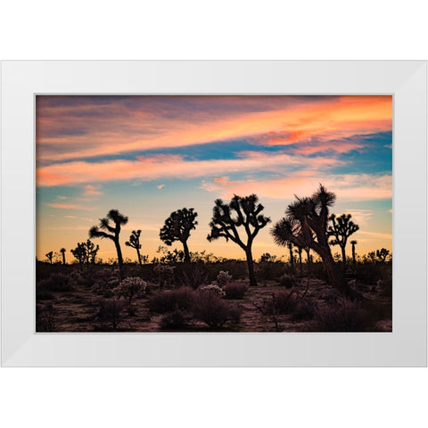 Audience for a Sunset White Modern Wood Framed Art Print by Malone, Will
