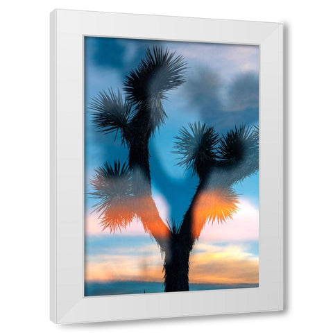 Desert Sky 3 White Modern Wood Framed Art Print by Malone, Will