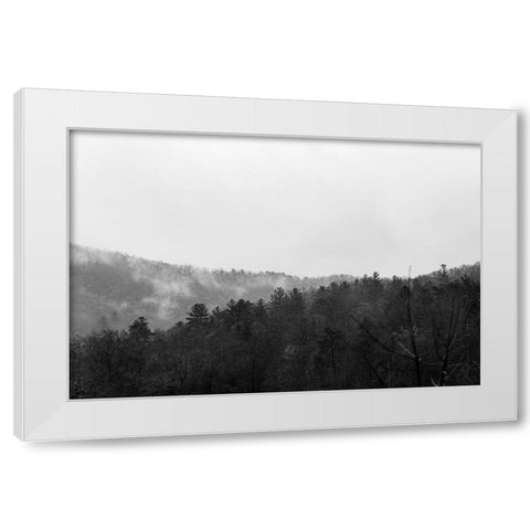 Convergence White Modern Wood Framed Art Print by Malone, Will