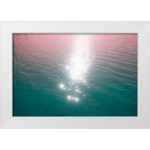 Lake Chatuge White Modern Wood Framed Art Print by Malone, Will