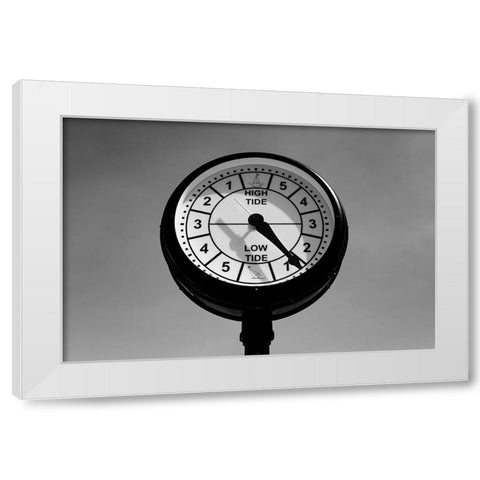 High Tide Low Tide White Modern Wood Framed Art Print by Malone, Will